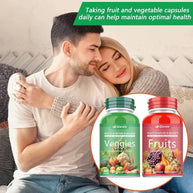 Sinpuyle Whole Food Fruits&Veggies Supplement combination-2 Bottles(90 Capsules)