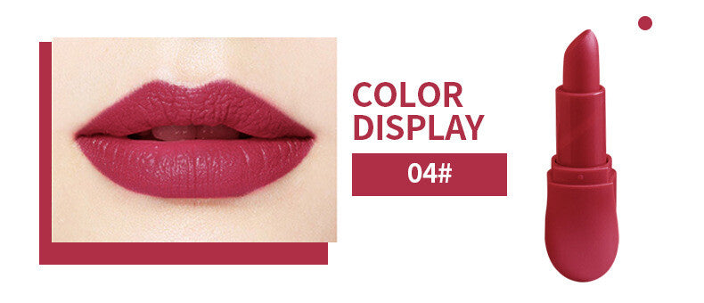 Hydrating Matte Lipstick 💋 Long Lasting & Waterproof 🌸 Non-Stick Smudge Proof
