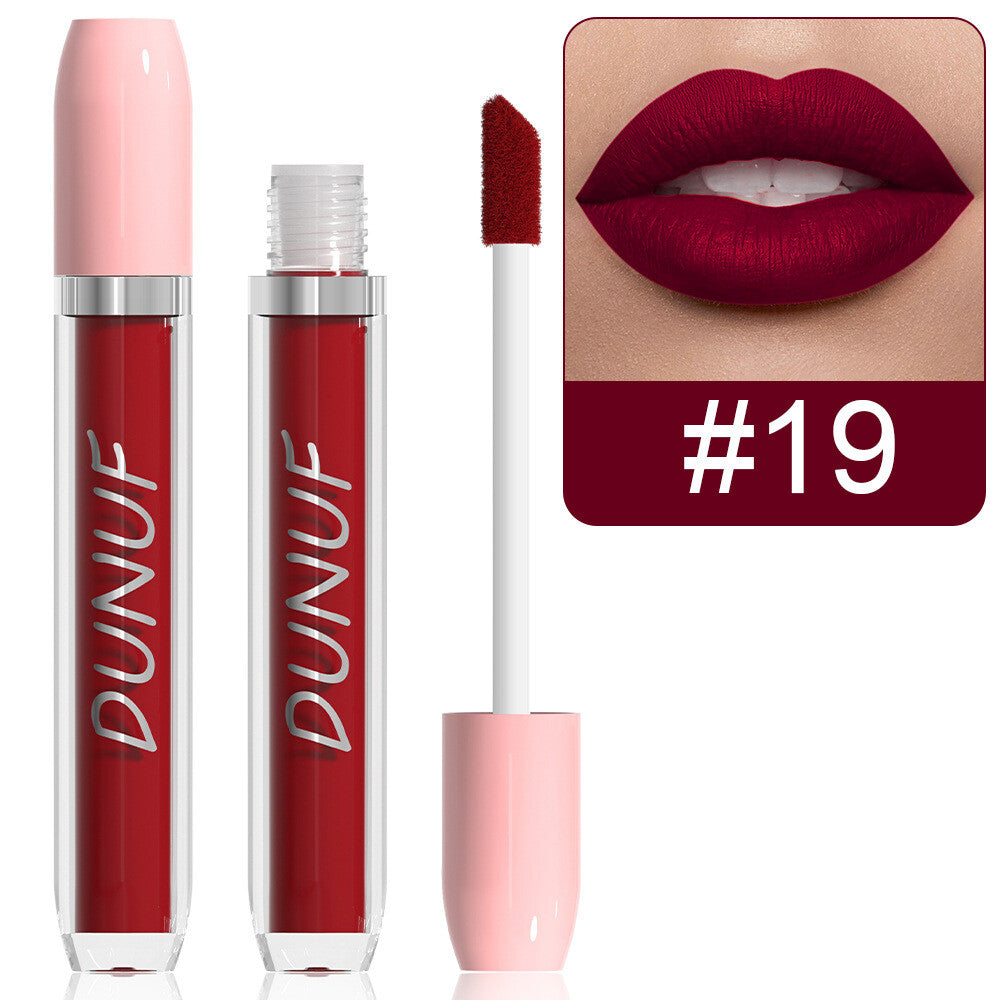 Matte Velvet Liquid Lipstick 25 Colors Lip Gloss Waterproof Non-Sticky