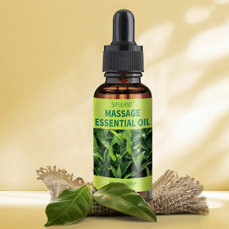 100% Pure Tea Tree Essential Oil for Face Skin & Body Massage, Soothing Relief
