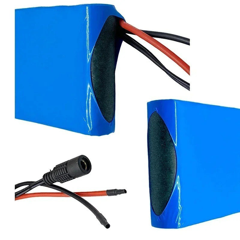 24V 28000mAh 6S2P Li-ion Battery Pack Rechargeable for E-Bike Scooter with BMS