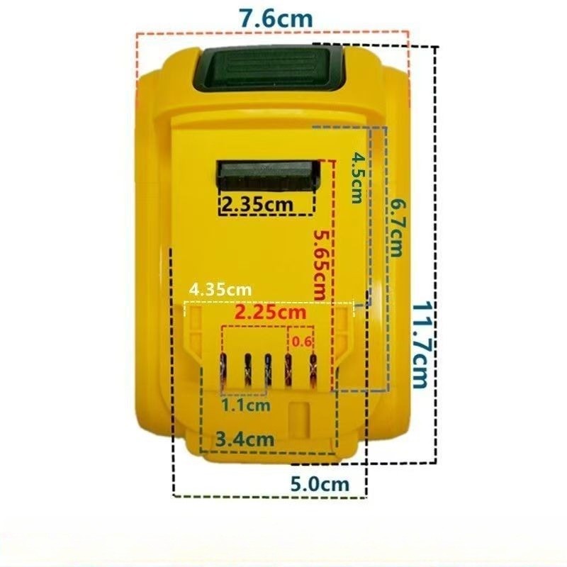 Replacement for DeWalt MAX XR DCB205 DCB200 18V/20V Li-ion Battery