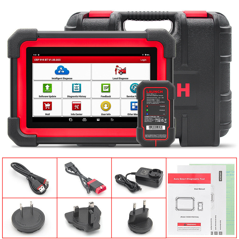 X431 CANFD CRP 919E BT DBScar VII VCI OBD Scanner
