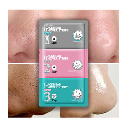 Professional 3-Step Blackhead Solution - For Visibly Cleaner and Smoother Skin