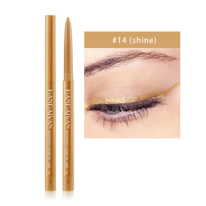 20 Color Liquid Eyeliner Pencil Black Brown Blue Waterproof Long-Lasting Makeup