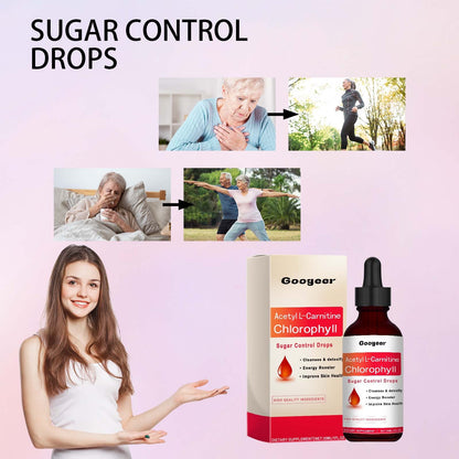 Googeer Blood Sugar & Cholesterol Support Drops - Dietary Supplement