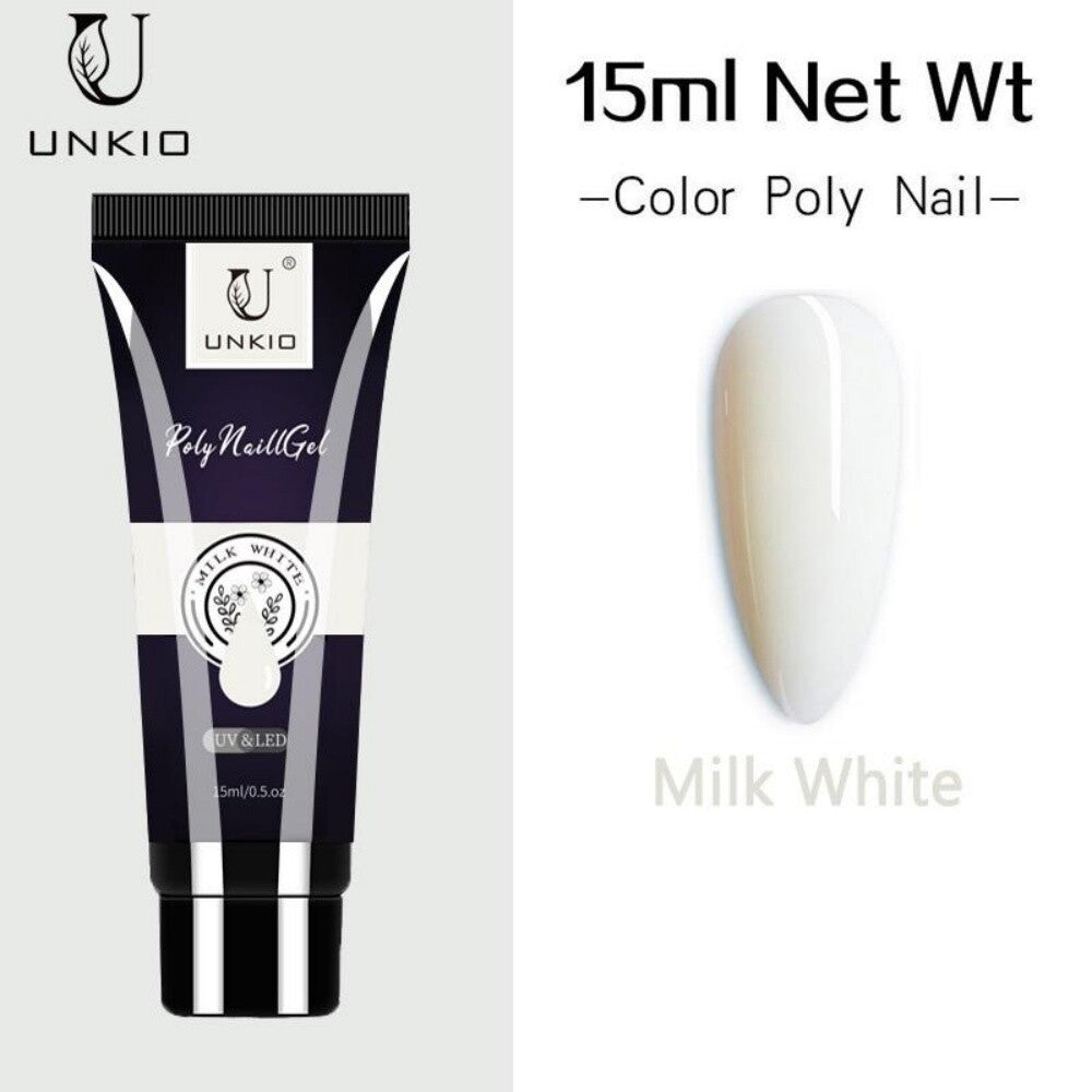 15ml Nude Quick Extension Poly Nail Gel Soak Off Nail Art Gel Acrylic Gel Polish