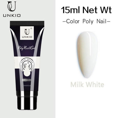 15ml Nude Quick Extension Poly Nail Gel Soak Off Nail Art Gel Acrylic Gel Polish