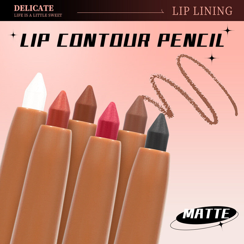 Matte Lip Liner & Lipstick 2-in-1 💋 Waterproof & Smudge Proof 🌸 Velvet Finish