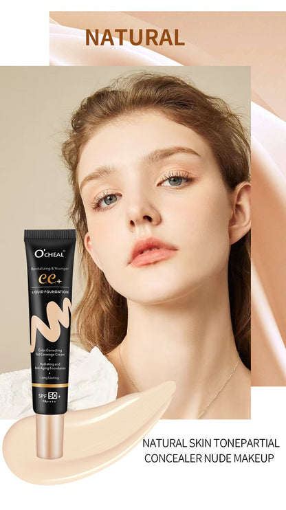 BB Cream CC SPF50+ PA+++ Tinted Moisturizer Primer Full Coverage Hydrating