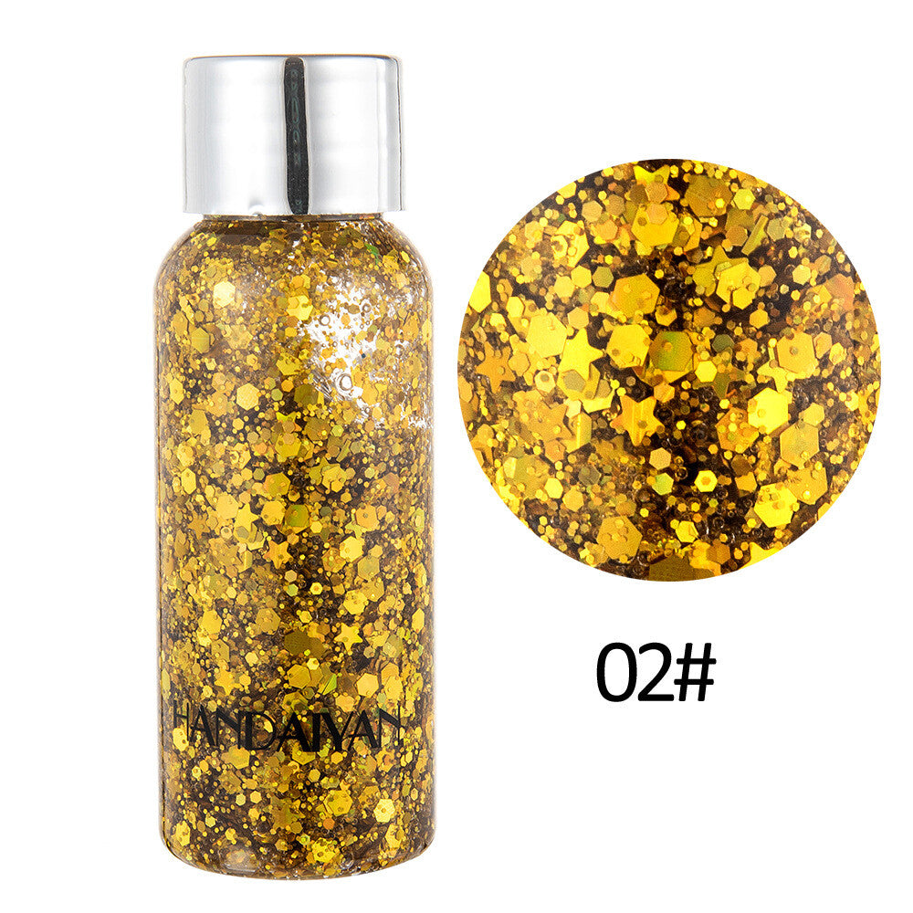 Liquid Glitter Eyeshadow Gel - Face & Body Sparkle, Longwear Shimmer Eye Shadow