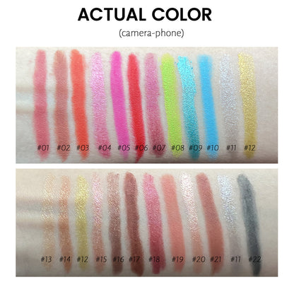 2-in-1 Eyeliner Eye Shadow Stick Quick Dry Velvet Matte Waterproof Long Lasting