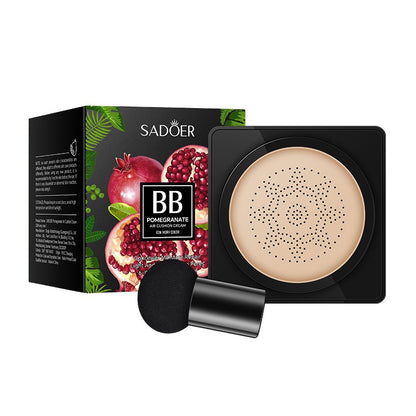 Red Pomegranate BB Cream Mushroom Cushion Brightening Hydrating & Full Coverage