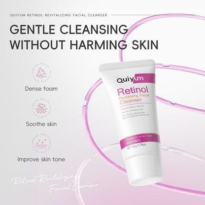 QUIYUM Retinol 1.76 oz Niacinamide Revitalizing Facial Foaming Cleansers Cream