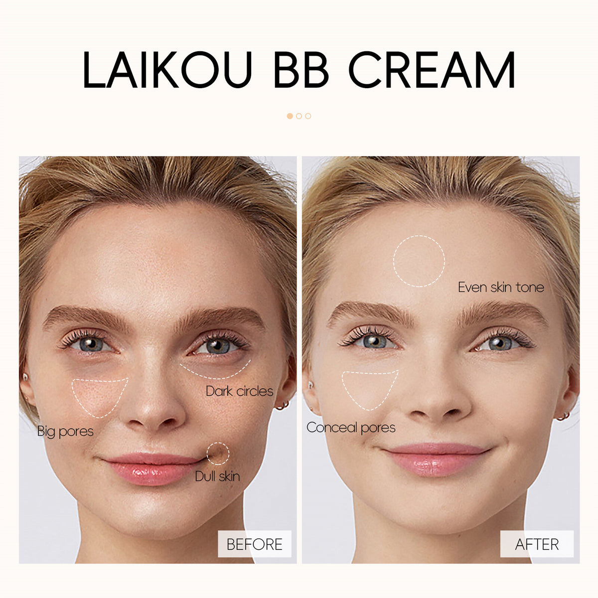 1.06oz BB Cream For Men Makeup Base Cover Flaws Oil Control Anti-Aging