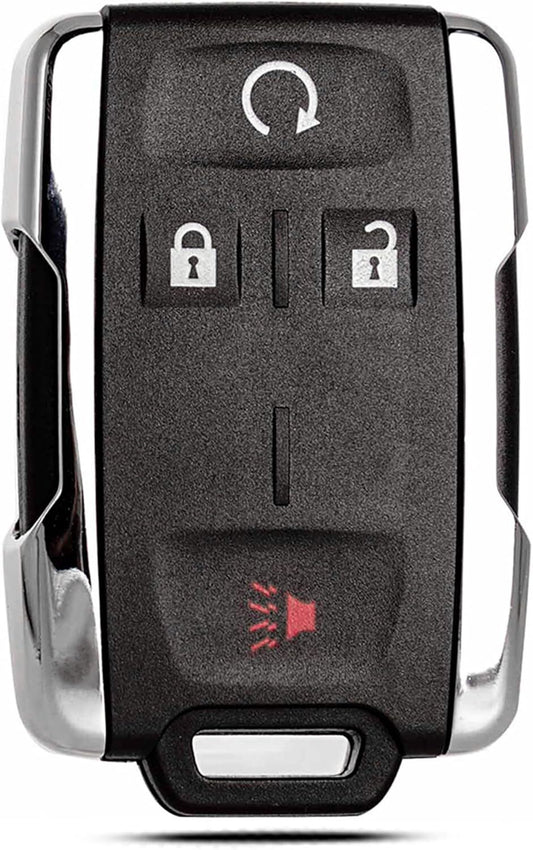 Key Fob Shell Case Replacement Fits for Chevy Keyless Entry 4 Button Pad Outer