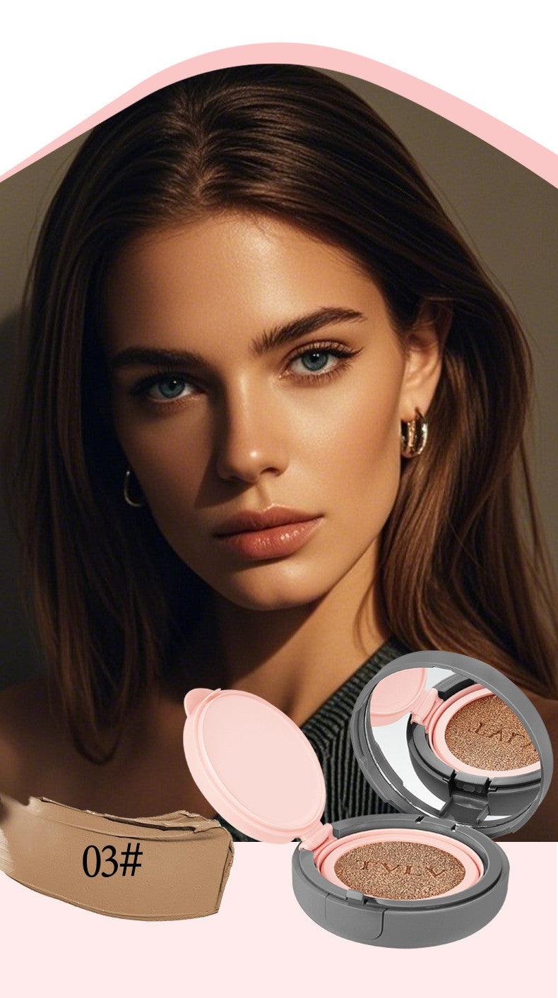 Full Coverage Cushion BB Tinted Moisturizer - Waterproof Brightening Contour