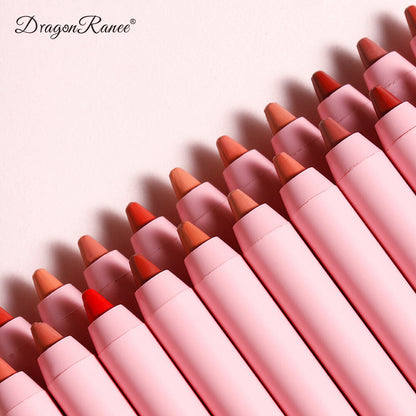 Waterproof Lip Liner & Plump Lipstick Matte Rosewood Duo Long Lasting Lip Pencil