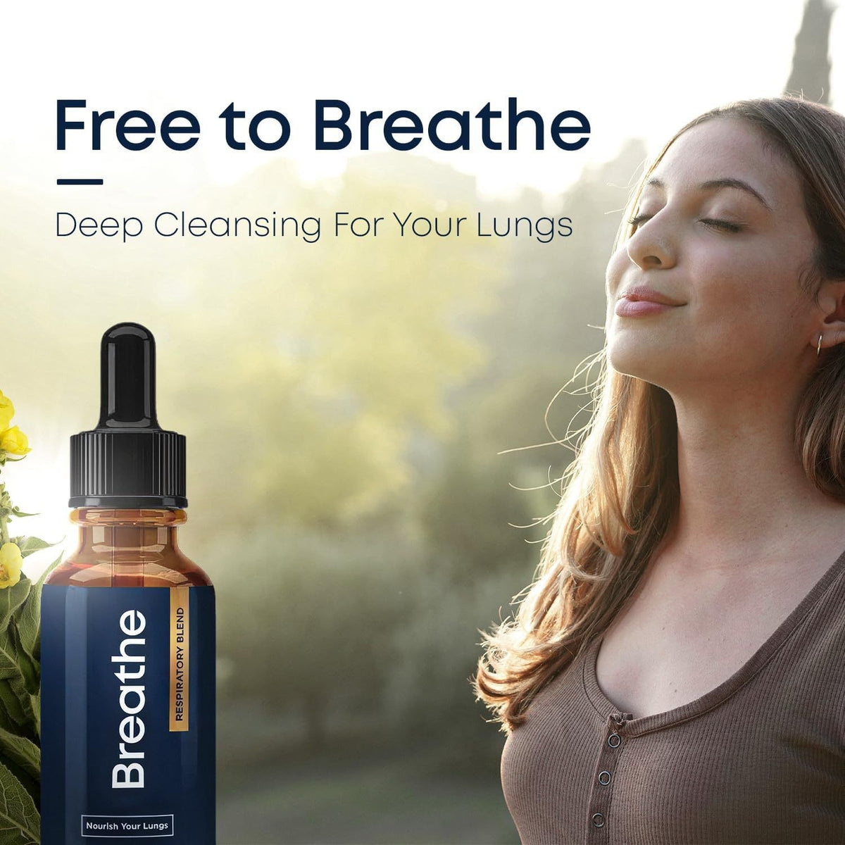 Breathe Drops for Lung Cleanse & Detox, Respiratory Support Drops