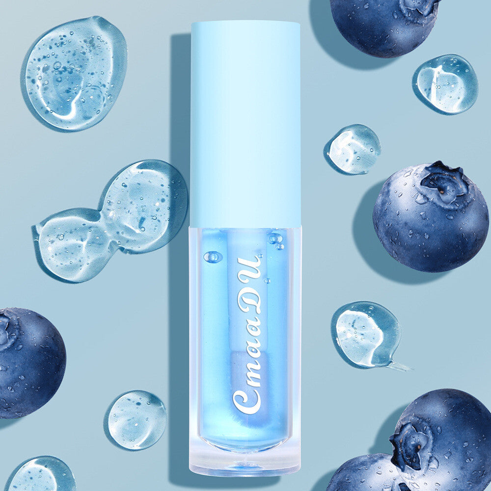 6-Color Fruit Flavored Lip Tint - Color Changing, Sheer Glossy Finish Lip Gloss