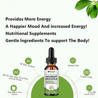 Sinpuyle Soursop Graviola Ultra Concentrated Liquid Drops (1800MG)–2FL OZ (60ML)
