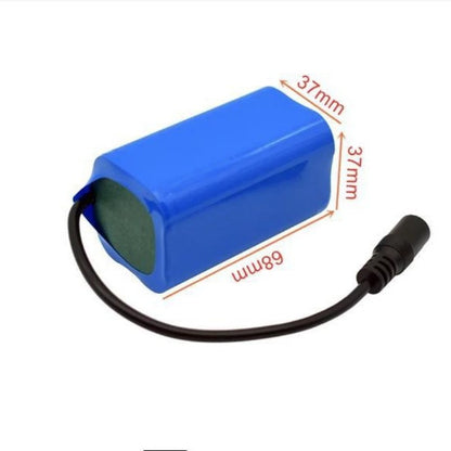 7.4V 12.8Ah Li-ion Battery Pack for Toy Boat Car 12800mAh Rechargeable