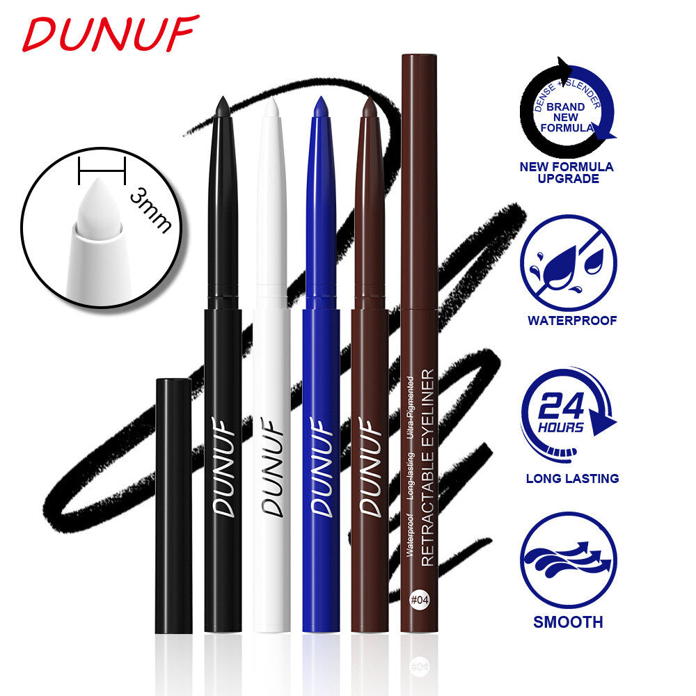 Waterproof Eyeliner Pencil - Longwear, Smudge-Proof, Quick-Dry Gel Formula