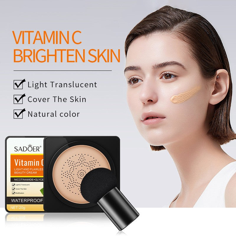 Vitamin C Mushroom Cushion BB Cream - Brightening, Featherlight, Skin-Perfecting