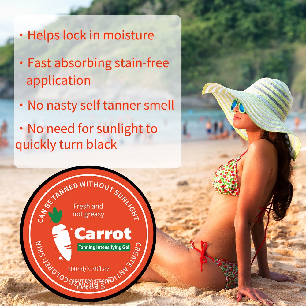 Tropical Fruit Self Tanner - Waterproof Gel, Buildable Natural Glow Self-Tanning