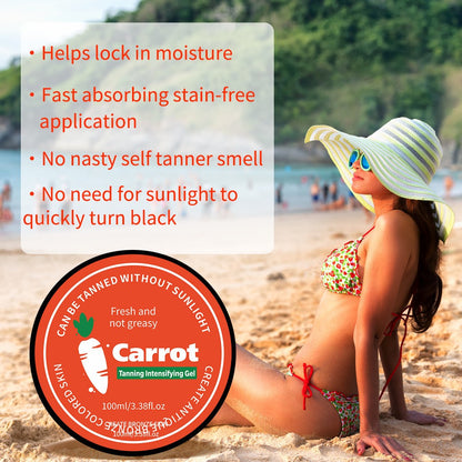 Tropical Fruit Self Tanner - Waterproof Gel, Buildable Natural Glow Self-Tanning