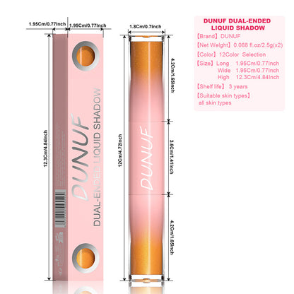Dual-Ended Eye Shadow Pencil - Metallic + Sparkle, Longwear, Quick Blend