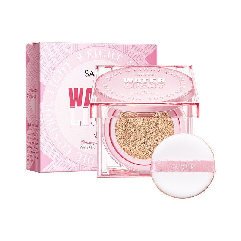 Glass Skin Cushion BB Cream - Full Coverage, 3D Contour, Tone-Up & Hydra-Glow