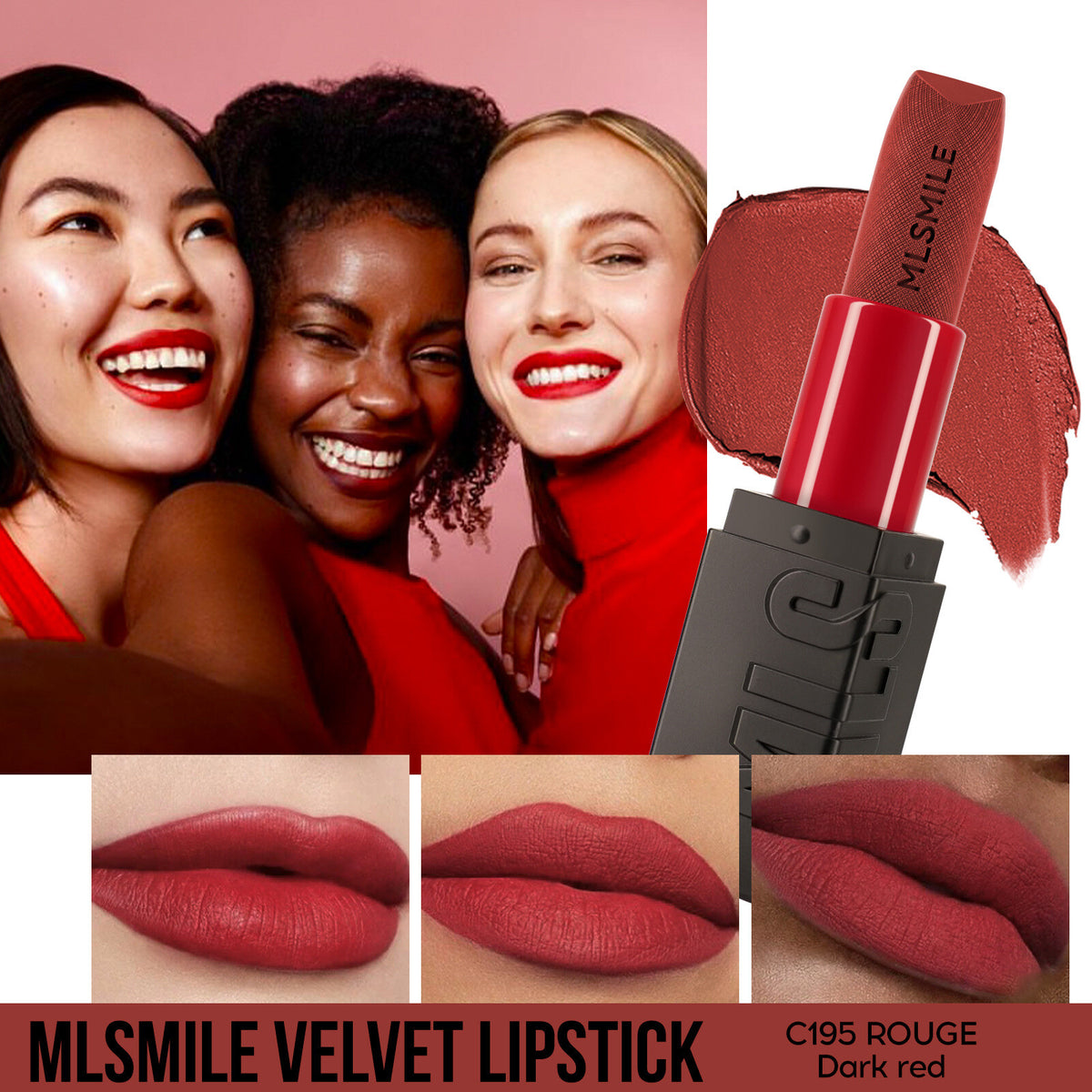 Velvet Matte Lipsticks Pencil Waterproof Red Non-stick Cup Makeup Lip Tint Pen