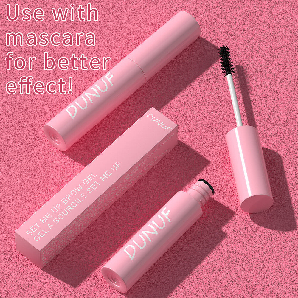 Eyebrow with Brush, Transparent Eyebrow Liner Shaping Waterproof Long Lasting