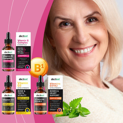 Docteat Vitamin B Complex Drops - Gentle Joint Care & Body Comfort Supplement