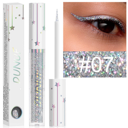 Long-lasting Shiny Glitter Liquid Eyeliner With 18 Colours Sequined eyeliner