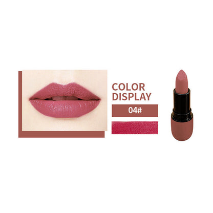 12-Color Bullet Lipstick ✨ Velvet Matte Finish 💋 Transfer-Resistant & Creamy