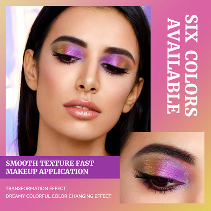 3pcs/set Chameleon Liquid Eyeshadow Metallic Shimmer Color Shift Iridescent Glow