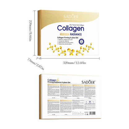 Collagen Skincare 6pcs/Set Firming Hydrating Nourishing Anti-Aging Anti-Wrinkle