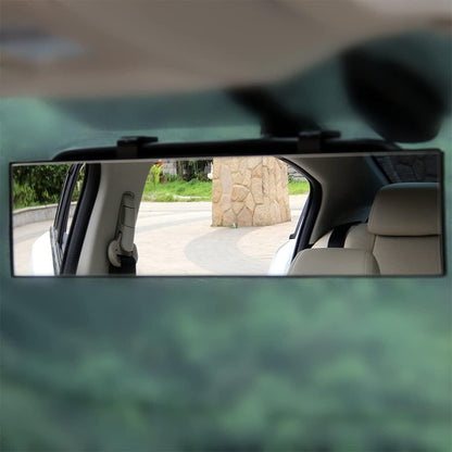 Car Rearview Mirrors, Shock Resistant Interior Clip-on Panoramic Rear View 12in