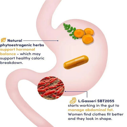 Menopause Probiotic Supplement for Women 60 Capsules - Hormone Balance