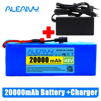 48V 20Ah 13S3P Li-ion Battery with 54.6V BMS for E-Bike Electric Scooter
