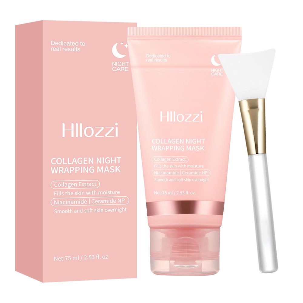 75ml Collagen Night Peel-Off Mask - Deep Hydration & Moisturizing Care Makeup
