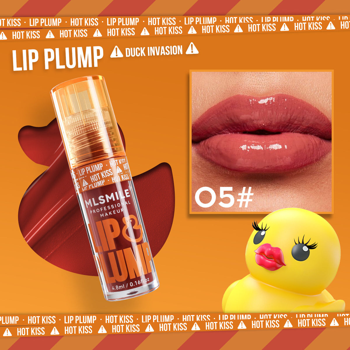 Duck Lip Plump Lip Oil Moisturizing Lip Gloss Mirror Water nature long-lasting