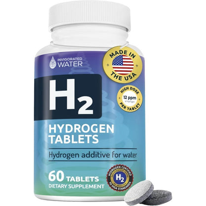 Hydrogen Water Tablets with Magnesium for Energy and Cognitive Health Support