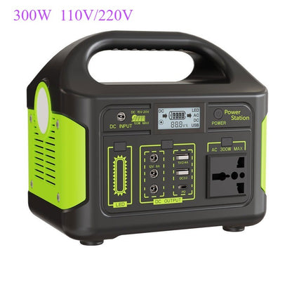 300W Portable Power Station 220V LiFePO4 Solar Generator for Outdoor