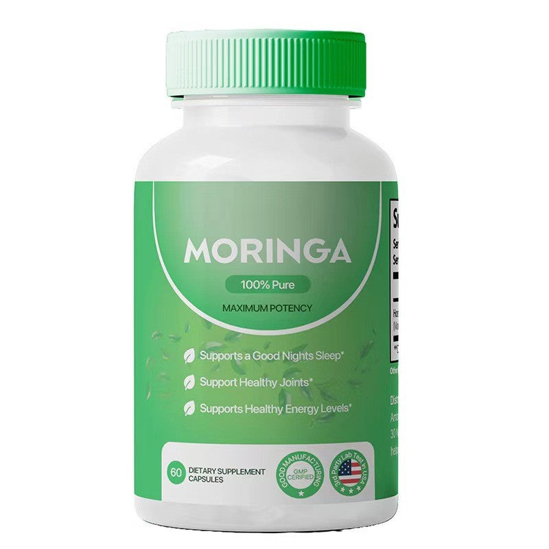 Moringa Capsules 1000mg 120 Count for Natural Energy Immune Support & Nutrition