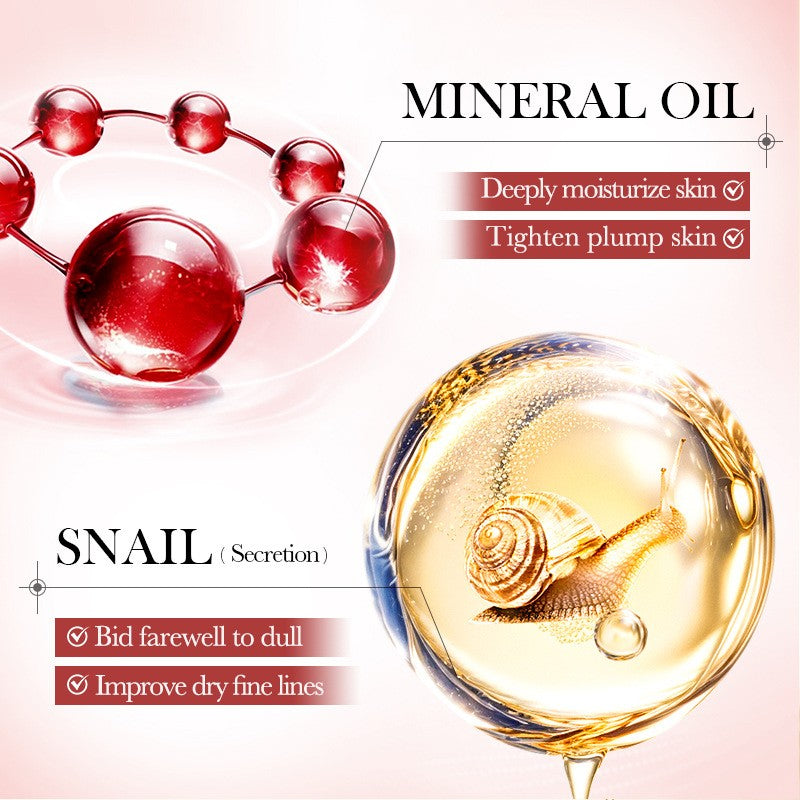 Snail Mucin Skincare Gift Set Firming Hydrating Cleanser Lotion Toner Eye Cream
