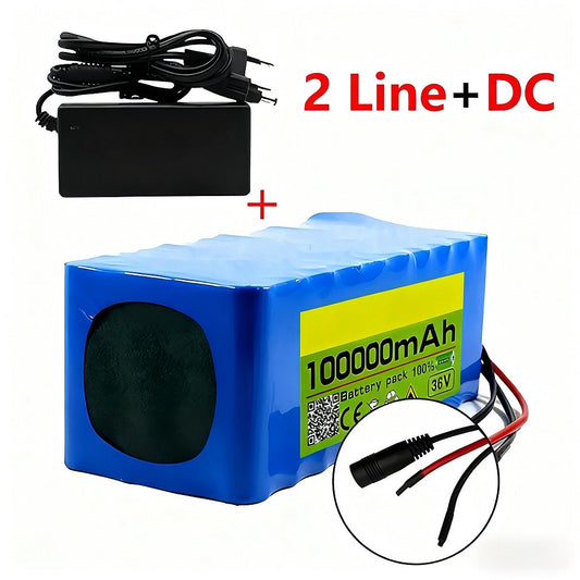 36V 100Ah 10S4P Li-ion Battery with BMS for High-Capacity Solar System