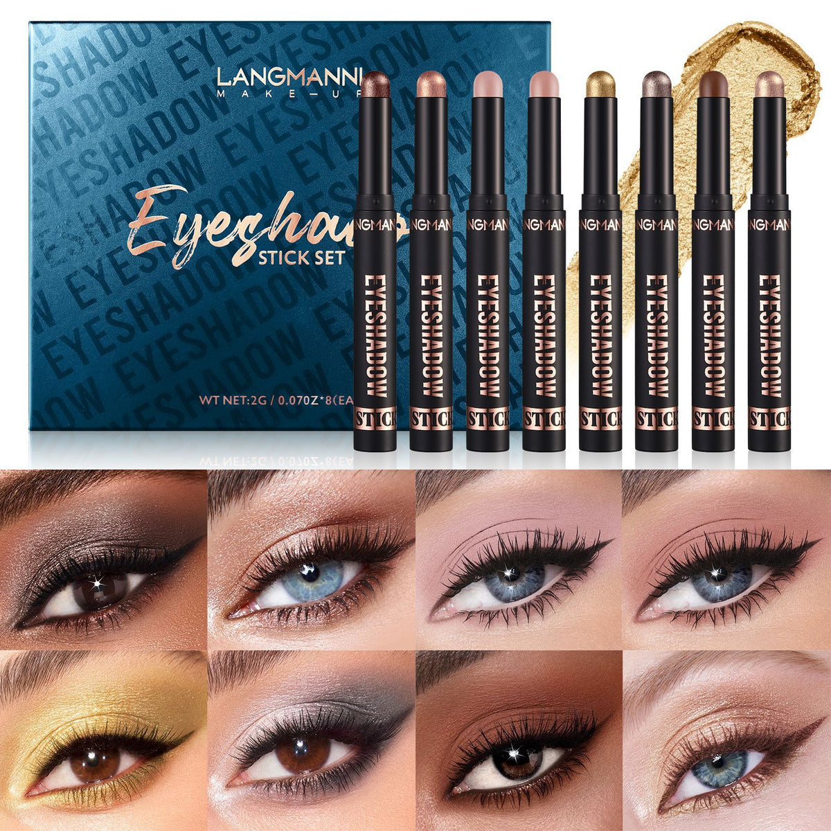 Chameleon Eye Shadow Stick - Waterproof, Longwear, No Creasing Eyeshadow